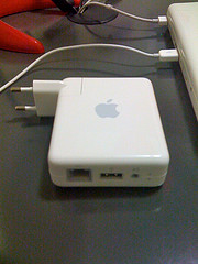 el Airport Express, esa gran cajita blanca ..