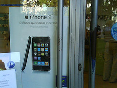 iPhone 3G anunciado en las tiendas Movistar de Valencia